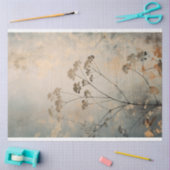 Natuur Elementen Abstracte Botanische Achtergrond Tissuepapier (Craft)