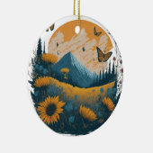 Natuur Embrace Keramisch Ornament (Rechts)