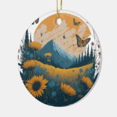 Natuur Embrace Keramisch Ornament (Links)