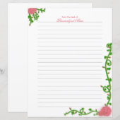 Natuur Embrace Lined Paper Sheet (Voorkant / Achterkant)