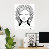 Natuur Embrace Poster (Thuiskantoor)