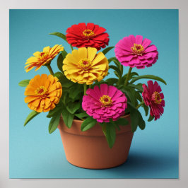 Natuur en bloemenwandkunst, serene botanische prin poster