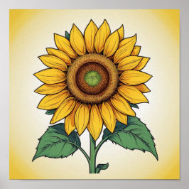 Natuur en bloemenwandkunst, serene botanische prin poster