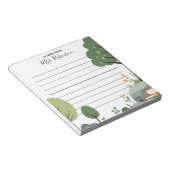 Natuur en boeken Custom Teacher Notitieblok (Schuin)