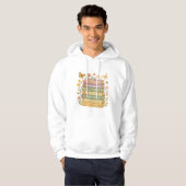 Natuur en boekenliefhebber Botanische Stack Hoodie (Voorkant volledig)