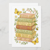 Natuur en boekenliefhebber Botanische Stack Kaart (Voorkant / Achterkant)