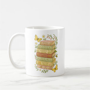 Natuur en boekenliefhebber Botanische Stack Koffiemok