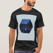 Natuur en geometrie - de maan t-shirt (Voorkant)