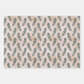 Natuur en groene feestdag inpakpapier vel (Voorkant 3)