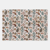 Natuur en groene feestdag inpakpapier vel (Voorkant)