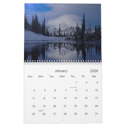 Natuur en kalender voor wilde dieren (Jan 2026)