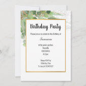 NATUUR EN LACE SAGE GOLD ALLE OCCASION INVITATIE KAART (Voorkant)