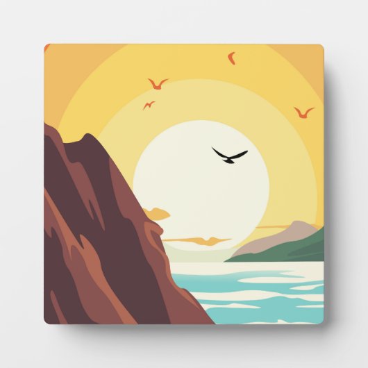 Natuur en landschapszomer fotoplaat (Voorkant)