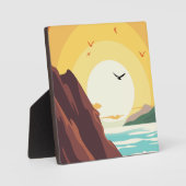 Natuur en landschapszomer fotoplaat (Voorkant)