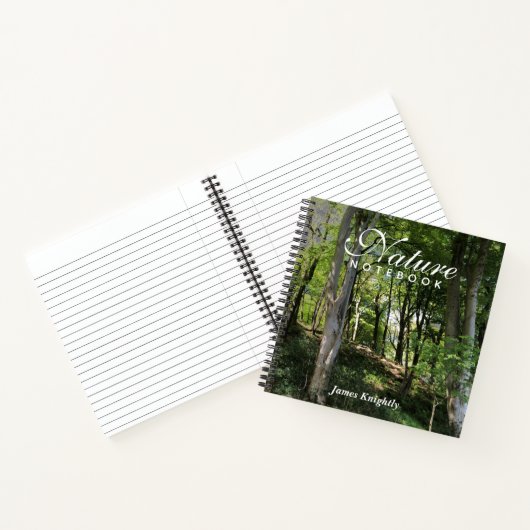 Natuur en natuurlijk Notitieboek Woodland met naam (Binnen)