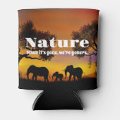 Natuur en weeshuizen waarderen blikjeskoeler (Voorkant)