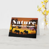 Natuur en weeshuizen waarderen kaart (Gele Bloem)