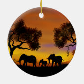 Natuur en weeshuizen waarderen keramisch ornament (Achterkant)