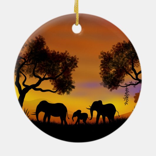 Natuur en weeshuizen waarderen keramisch ornament (Achterkant)