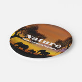 Natuur en weeshuizen waarderen papieren bordje (Gekanteld)