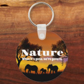 Natuur en weeshuizen waarderen sleutelhanger (Voorkant)