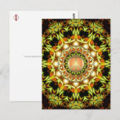 Natuur Energy Peace Symbol Briefkaart (Voorkant / Achterkant)