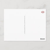 Natuur Energy Peace Symbol Briefkaart (Achterkant)