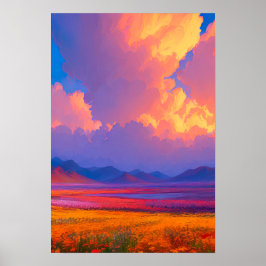 Natuur Evening Palette Poster