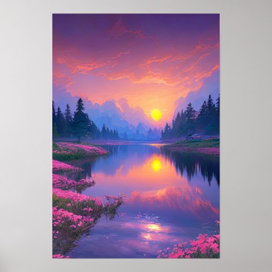 Natuur Evening Symphony Poster (Voorkant)