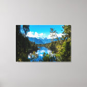 Natuur Everest Forest met prachtige Sky Elegant Canvas Afdruk (Voorkant)