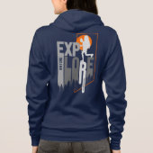 Natuur exploratie (2) | Dames Full-zip Hoodie (Achterkant)