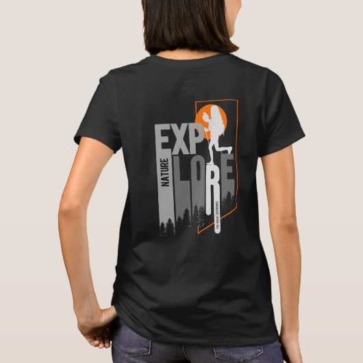 Natuur exploratie (2) | Dames T-shirt (Achterkant)