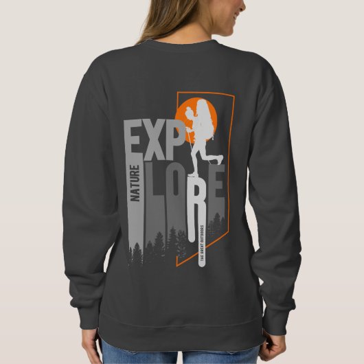 Natuur exploratie (2) | Dames Trui (Achterkant)