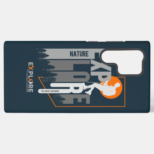 Natuur exploratie (2) | Heren- Samsung Galaxy Hoesje (Achterkant horizontaal)