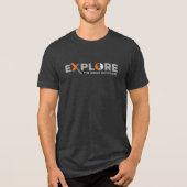 Natuur exploratie (2) | Heren Tri-Blend Shirt (Voorkant)