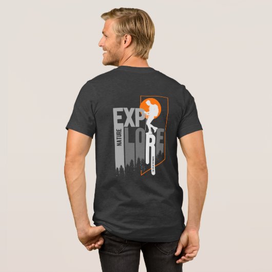 Natuur exploratie (2) | Heren Tri-Blend Shirt (Voorkant)