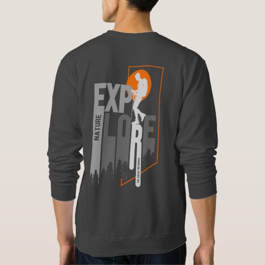 Natuur exploratie (2) | Heren Trui (Achterkant)
