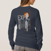 Natuur exploratie (2) | Vrouwen met lange mouwen T-shirt (Achterkant)