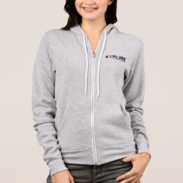 Natuur-exploratie | Dames Full-zip Hoodie