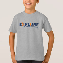 Natuur-exploratie | Kinder Rugtas T-shirt