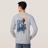 Natuur-exploratie | Mannen met lange mouwen T-shirt (Achterkant volledig)