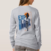 Natuur-exploratie | Vrouwen met lange mouwen T-shirt (Achterkant)