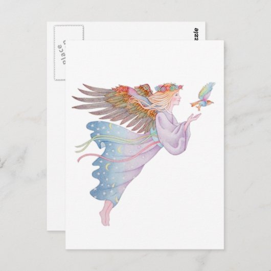 Natuur Fairy Briefkaart (Voorkant / Achterkant)