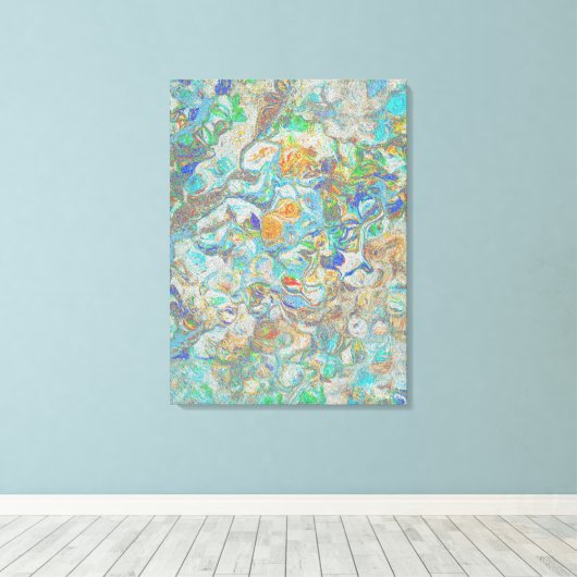 Natuur Fantasy – Abstracte Canvaskunst Canvas Afdruk (Insitu (Houten vloer))