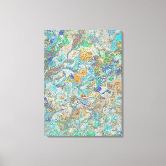 Natuur Fantasy – Abstracte Canvaskunst Canvas Afdruk (Voorkant)