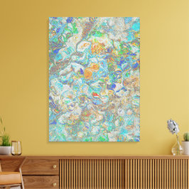 Natuur Fantasy – Abstracte Canvaskunst Canvas Afdruk