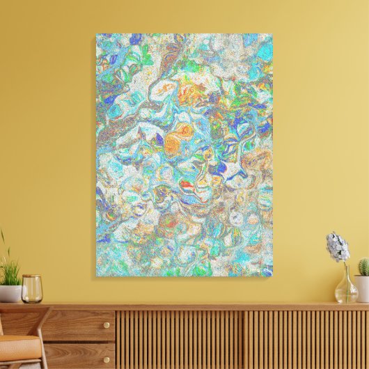 Natuur Fantasy – Abstracte Canvaskunst Canvas Afdruk (Insitu (Woonkamer))