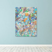 Natuur Fantasy – Abstracte Canvaskunst Canvas Afdruk (Insitu (Houten vloer))