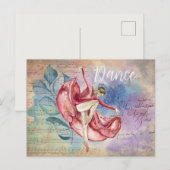 Natuur Fantasy Dance Briefkaart (Voorkant / Achterkant)