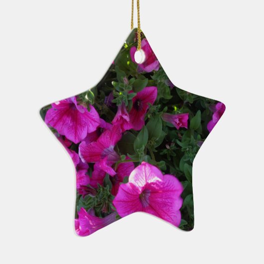 Natuur, Flora, roze bloem Keramisch Ornament (Rechts)